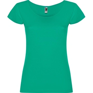 Tricou cu mânecă scurtă, decolteu rotund și pronunțat, cu garnitură lată și răsucită - Img 8