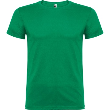 Tricou cu mânecă scurtă şi guler rotund dublu cu elastan, confecționat din material tubular (fără cusături) pentru adulți şi cu cusături pentru copii - Img 11
