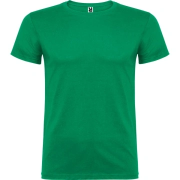 Tricou cu mânecă scurtă şi guler rotund dublu cu elastan - Img 11
