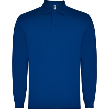 Tricou polo cu mânecă lungă, guler și manșete canalate - Img 4