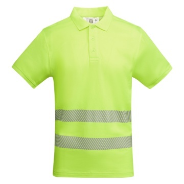 Tricou polo tehnic cu mâneci scurte și vizibilitate ridicată - Img 2