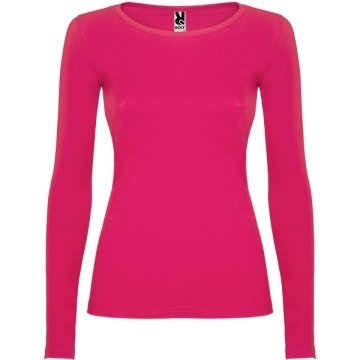 Tricou semi cambrat dama, cu mânecă lungă și guler cu garnitură fină - Img 14