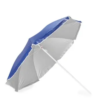 Umbrelă de plajă din 8 panouri din nailon rezistent și cu protecție UV - Img 6
