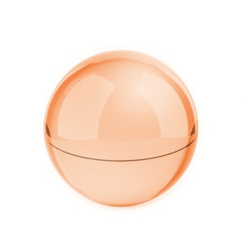Balsam de buze în cutie rotundă cu design sferic și finisaj cromat - Img 3