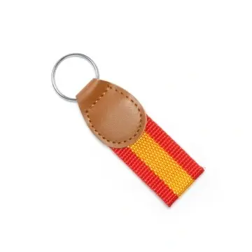 Breloc din poliester cu design de steag și întăritură din PU - Img 3
