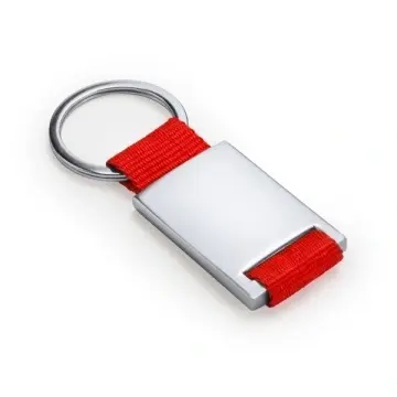 Breloc metalic dotat cu o curea colorată din poliester - Img 8