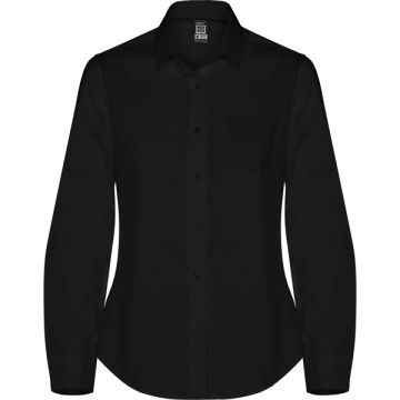 Cămașă cu mânecă lungă din material elastic pentru femei - Img 3