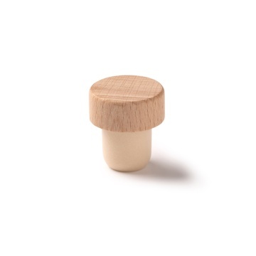 Dop din lemn pentru sticle de vin - Img 1