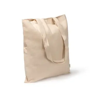 Geantă 100% bumbac organic de 220 g/m² cu finisaj natural - Img 2