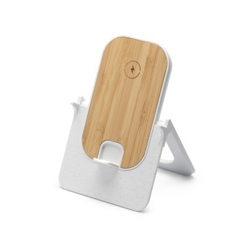 Încărcător wireless cu corp din bambus și bază din fibră de grâu - Img 3