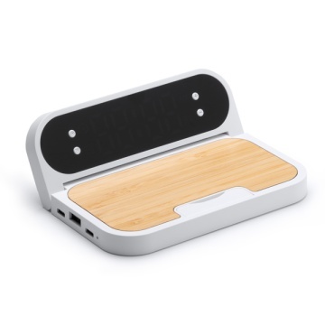 Încărcătorul wireless din bambus și ABS - Img 2
