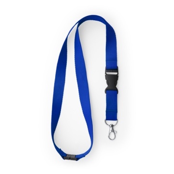 Lanyard din poliester cu carabină, cataramă și închidere de siguranță - Img 3