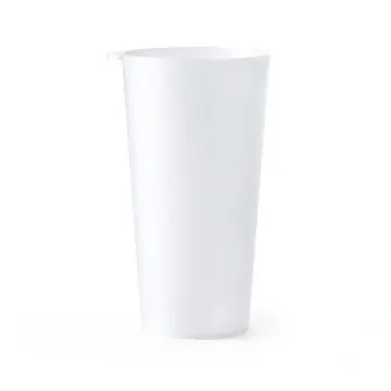 Pahar PP flexibil reutilizabil cu capacitate de 400 ml cu inel