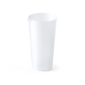 Pahar PP flexibil reutilizabil cu capacitate de 400 ml cu inel - Img 2