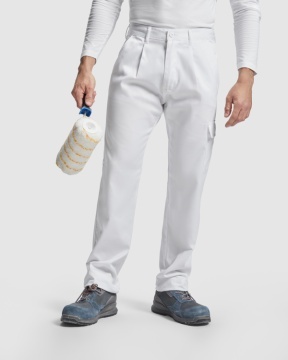 Pantaloni lungi drepți din material rezistent