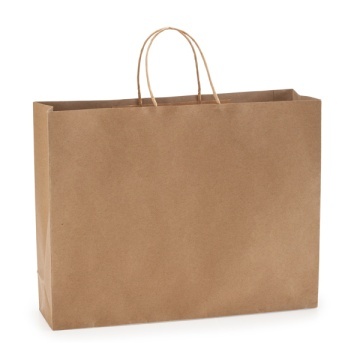 Pungă de hârtie în culoare naturală 110 g/m² - Img 5