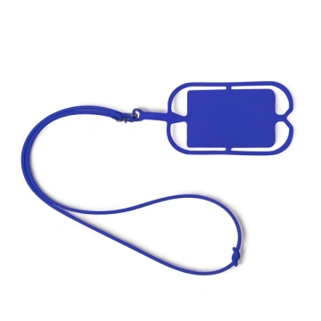 Șnur din silicon cu suport pentru telefoane mobile sau carduri, sistem de reglare și carabină - Img 2