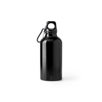 Sticlă din aluminiu reciclat cu un singur perete și carabină asortată