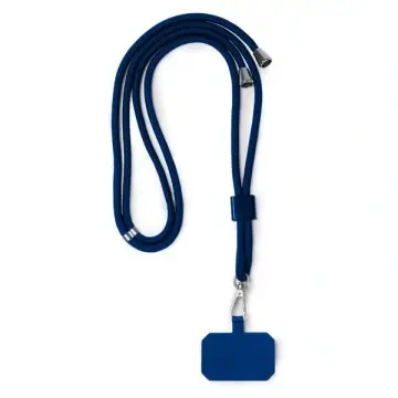 Suport de telefon mobil cu șnur din poliester reciclat RPET