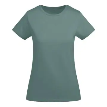 Tricou cambrat cu mânecă scurtă pentru femei din bumbac ecologic certificat OCS - Img 10
