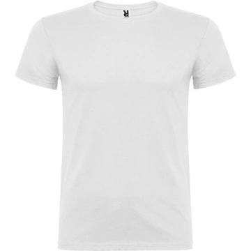 Tricou cu mânecă scurtă şi guler rotund dublu cu elastan - Img 2