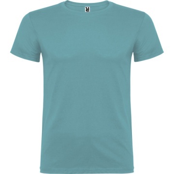 Tricou cu mânecă scurtă şi guler rotund dublu cu elastan - Img 12