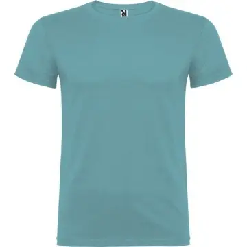 Tricou cu mânecă scurtă şi guler rotund dublu cu elastan - Img 12
