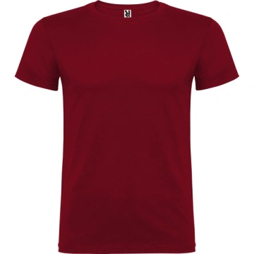 Tricou cu mânecă scurtă şi guler rotund dublu cu elastan - Img 22
