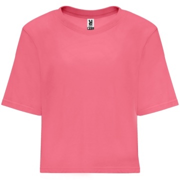 Tricou cu mânecă scurtă tip Crop top - Img 4