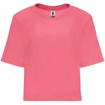Tricou cu mânecă scurtă tip Crop top - Img 4
