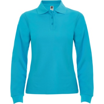 Tricou polo cu mânecă lungă, guler și manșete canelate 1x1 cu elastan și fantă cu 3 nasturi - Img 6