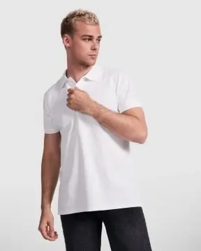 Tricou polo cu mânecă scurtă din bumbac organic certificat OCS