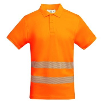 Tricou polo tehnic cu mâneci scurte și vizibilitate ridicată - Img 3