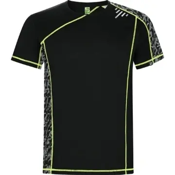 Tricou tehnic cu mânecă raglan cu panouri imprimate - Img 2