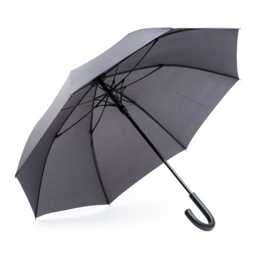 Umbrelă pongee 190T cu mâner tactil moale - Img 3