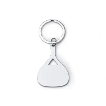 Breloc din aluminiu în formă de lamă de padel, compact și ușor - Img 3