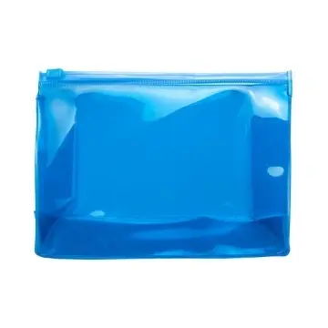 Geantă cosmetice cu închidere ermetică din PVC translucid - Img 2