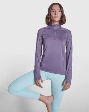 Hanorac tehnic raglan cu mâneci lungi pentru femei