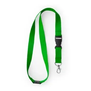 Lanyard din poliester cu carabină, cataramă și închidere de siguranță - Img 4
