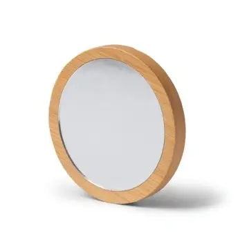 Oglindă de buzunar cu parte posterioară din bambus - Img 2