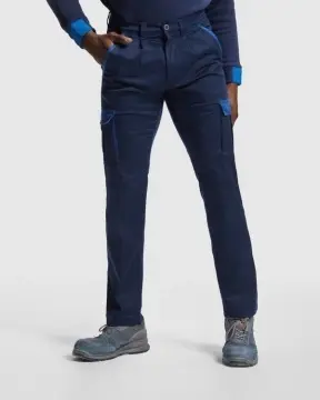 Pantaloni lungi în culori combinate