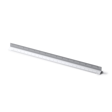 Scală de aluminiu cu design triunghiular de 30 cm - Img 1