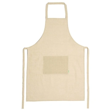 Șorț 100% bumbac organic cu buzunar în față