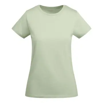 Tricou cambrat cu mânecă scurtă pentru femei din bumbac ecologic certificat OCS - Img 11