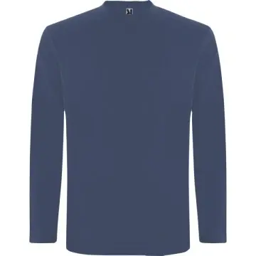 Tricou cu mânecă lungă, material tubular și gât rotund cu 4 straturi - Img 20