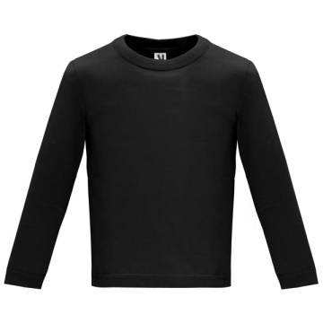 Tricou cu mânecă lungă special pentru bebeluși, confecționat din material neted și finisare compactată - Img 3