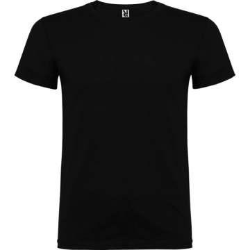 Tricou cu mânecă scurtă şi guler rotund dublu cu elastan - Img 3