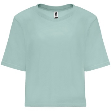Tricou cu mânecă scurtă tip Crop top - Img 5