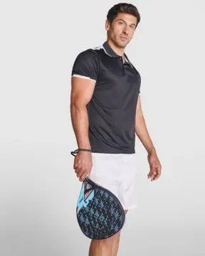 Tricou polo tehnic bărbați din poliester reciclat antibacterian