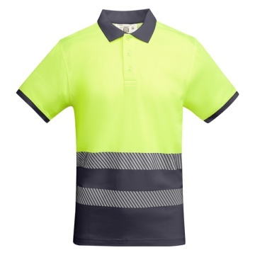 Tricou polo tehnic cu mâneci scurte și vizibilitate ridicată - Img 4